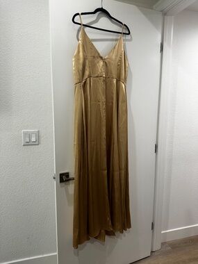 Galina Signature Gold Bridesmaid Dress